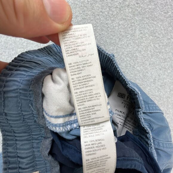 Lot of 2‎ Fat Face Elastic Waist Shorts Mens 30 x 10 (28 x 9.5) Blue Drawstring - Picture 14 of 15